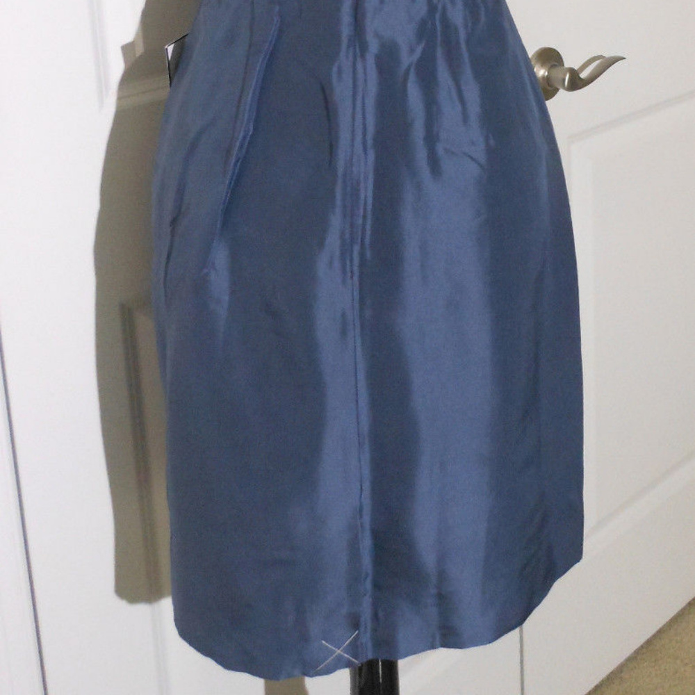 J CREW Strapless Alexia Dress in Slub Silk NWT - Picture 7 of 8